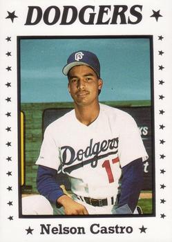 1991 Sport Pro Great Falls Dodgers #4 Nelson Castro Front