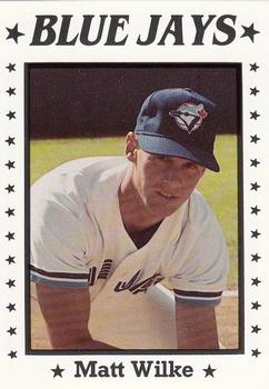 1991 Sport Pro Medicine Hat Blue Jays #18 Matt Wilke Front