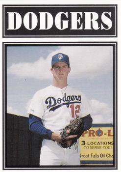 1992 Sport Pro Great Falls Dodgers #24 Brandon Watts Front