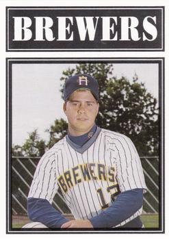 1992 Sport Pro Helena Brewers #6 Shane Lay Front