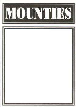 1992 Sport Pro Lethbridge Mounties #29 Blank Card Front