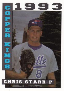 1993 Sport Pro Butte Copper Kings #4 Chris Starr Front