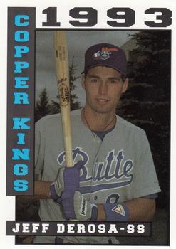 1993 Sport Pro Butte Copper Kings #5 Jeff Derosa Front