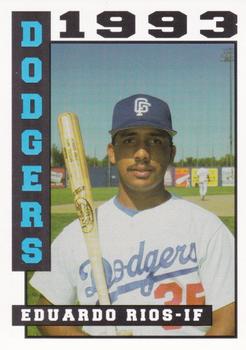 1993 Sport Pro Great Falls Dodgers #10 Eudardo Rios Front