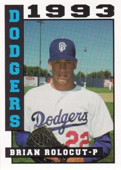 1993 Sport Pro Great Falls Dodgers #12 Brian Rolocut Front