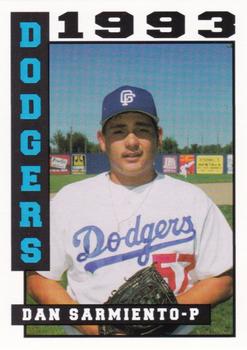 1993 Sport Pro Great Falls Dodgers #17 Dan Sarmiento Front