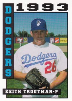 1993 Sport Pro Great Falls Dodgers #18 Keith Troutman Front