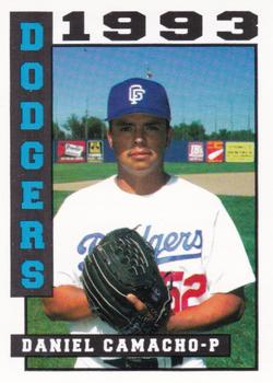 1993 Sport Pro Great Falls Dodgers #22 Daniel Camacho Front