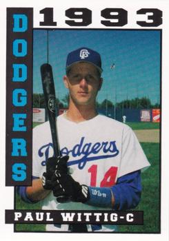 1993 Sport Pro Great Falls Dodgers #24 Paul Wittig Front