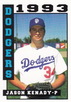 1993 Sport Pro Great Falls Dodgers #25 Jason Kenady Front