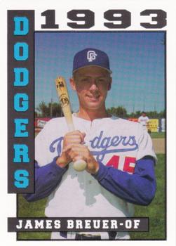 1993 Sport Pro Great Falls Dodgers #29 James Breuer Front