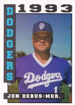 1993 Sport Pro Great Falls Dodgers #30 Jon Debus Front