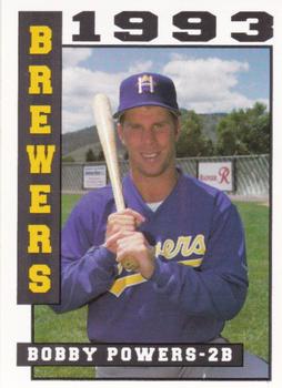 1993 Sport Pro Helena Brewers #1 Bobby Powers Front