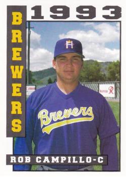 1993 Sport Pro Helena Brewers #4 Rob Campillo Front