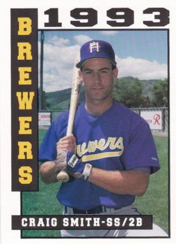 1993 Sport Pro Helena Brewers #5 Craig Smith Front