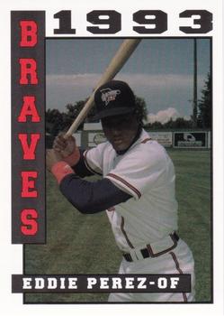 1993 Sport Pro Idaho Falls Braves #2 Eddie Perez Front