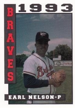 1993 Sport Pro Idaho Falls Braves #5 Earl Nelson Front