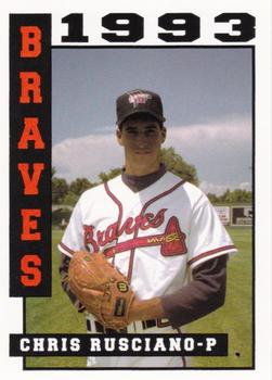 1993 Sport Pro Idaho Falls Braves #15 Chris Rusciano Front