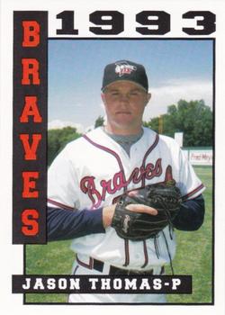 1993 Sport Pro Idaho Falls Braves #21 Jason Thomas Front