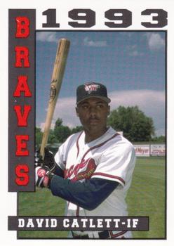 1993 Sport Pro Idaho Falls Braves #29 David Catlett Front