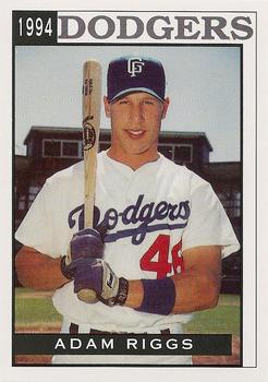 1994 Sport Pro Great Falls Dodgers #19 Adam Riggs Front