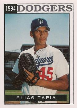 1994 Sport Pro Great Falls Dodgers #24 Elias Tapia Front