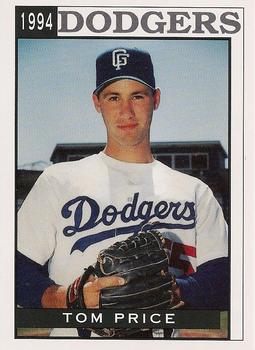 1994 Sport Pro Great Falls Dodgers #25 Tom Price Front