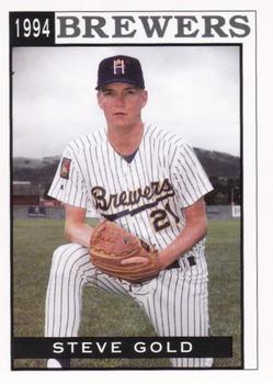 1994 Sport Pro Helena Brewers #5 Steve Gold Front