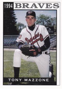 1994 Sport Pro Idaho Falls Braves #13 Tony Mazzone Front
