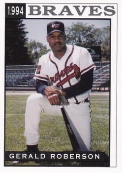 1994 Sport Pro Idaho Falls Braves #18 Gerald Roberson Front