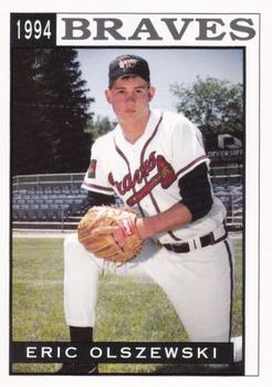 1994 Sport Pro Idaho Falls Braves #20 Eric Olszewski Front