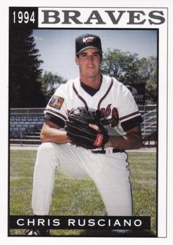 1994 Sport Pro Idaho Falls Braves #22 Chris Rusciano Front