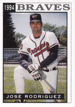 1994 Sport Pro Idaho Falls Braves #25 Jose Rodriguez Front