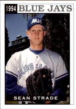 1994 Sport Pro Medicine Hat Blue Jays #22 Sean Strade Front