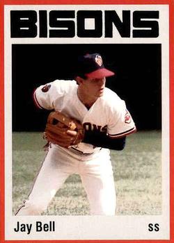 1987 Pucko Buffalo Bisons #4 Jay Bell Front