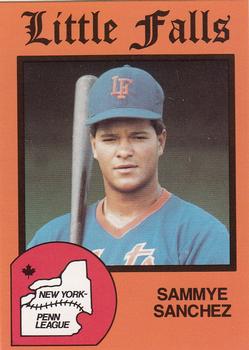 1988 Pucko Little Falls Mets #12 Sammye Sanchez Front