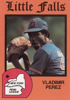 1988 Pucko Little Falls Mets #19 Vladimir Perez Front
