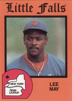 1988 Pucko Little Falls Mets #1 Lee May Jr. Front