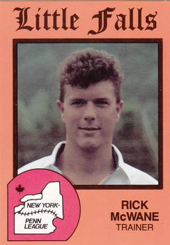 1988 Pucko Little Falls Mets #28 Rick McWane Front