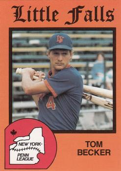 1988 Pucko Little Falls Mets #4 Tom Becker Front