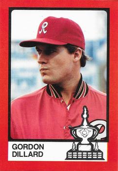 1988 Pucko Rochester Red Wings Governor's Cup #6 Gordon Dillard Front