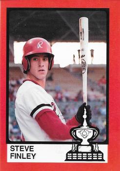 1988 Pucko Rochester Red Wings Governor's Cup #7 Steve Finley Front
