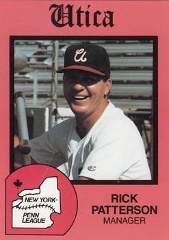 1988 Pucko Utica Blue Sox #26 Rick Patterson Front