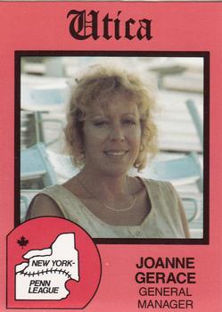 1988 Pucko Utica Blue Sox #29 Joanne Gerace Front