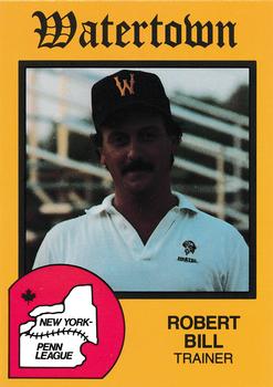 1988 Pucko Watertown Pirates #33 Robert Bill Front