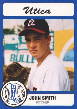 1989 Pucko Utica Blue Sox #22 John Smith Front