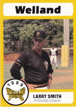 1989 Pucko Welland Pirates #31 Larry Smith Front