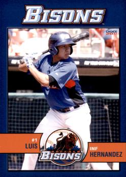 2011 Choice Buffalo Bisons #11 Luis Hernandez Front