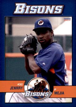2011 Choice Buffalo Bisons #15 Jenrry Mejia Front