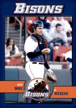 2011 Choice Buffalo Bisons #17 Mike Nickeas Front